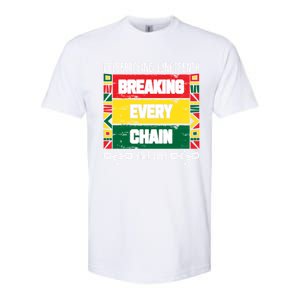 Junenth Breaking Every Chain Since 1865 Freedom Day Gift Softstyle CVC T-Shirt