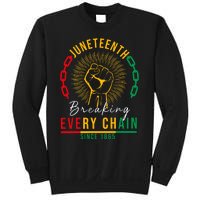 Juneteenth Breaking Every Chain Since 1865 Sweatshirt