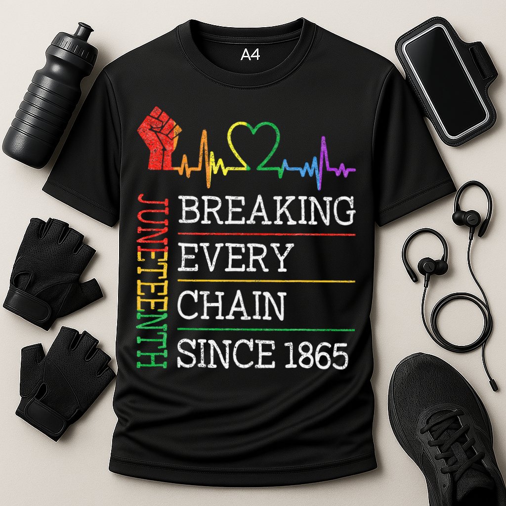 Juneteenth Breaking Every Chain Since 1865 Performance Shirt