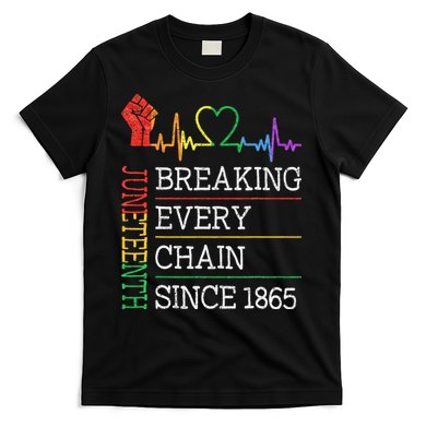 Juneteenth Breaking Every Chain Since 1865 T-Shirt