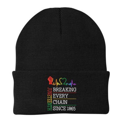Juneteenth Breaking Every Chain Since 1865 Beanie