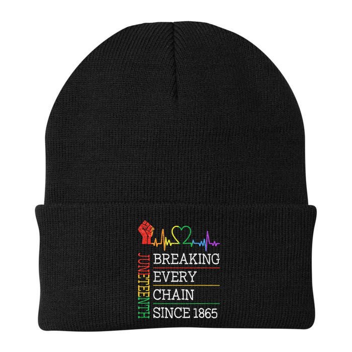 Juneteenth Breaking Every Chain Since 1865 Beanie