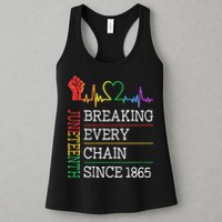 Juneteenth Breaking Every Chain Since 1865 Womens Tank Top
