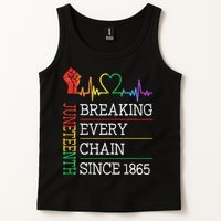 Juneteenth Breaking Every Chain Since 1865 Tank Top