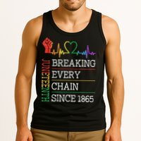 Juneteenth Breaking Every Chain Since 1865 Tank Top