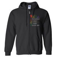 Juneteenth Breaking Every Chain Since 1865 Full Zip Hoodie