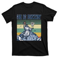 Jesus Basketball Easter Retro Faith T-Shirt