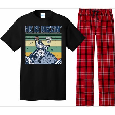 Jesus Basketball Easter Retro Faith Pajama Set