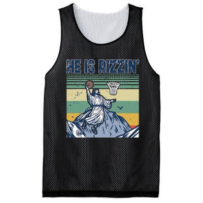 Jesus Basketball Easter Retro Faith Mesh Reversible Basketball Jersey Tank