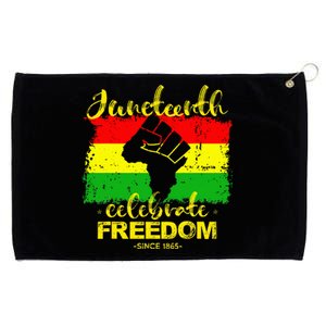 Juneteenth Breaking Every Chain Since 1865 Grommeted Golf Towel