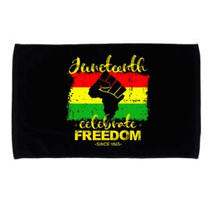 Juneteenth Breaking Every Chain Since 1865 Microfiber Hand Towel