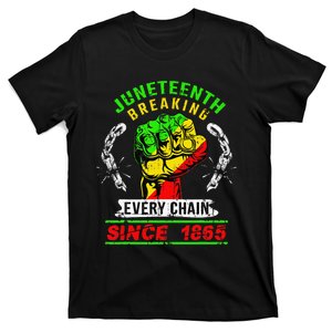 Juneteenth Breaking Every Chain Since 1865 African American T-Shirt