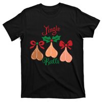 Jingle Balls Funny Christmas Adult Joke Dirty Talk Couple T-Shirt