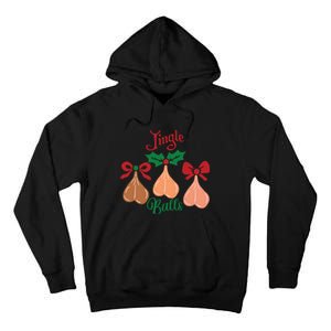 Jingle Balls Funny Christmas Adult Joke Dirty Talk Couple Tall Hoodie