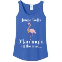 Jingle Bells Flamingle All The Way Flamingo Lovers Gift Cool Gift Ladies Essential Tank