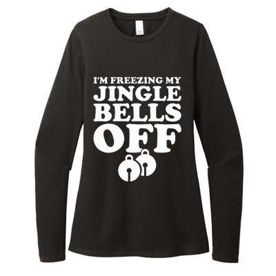 Jingle Bells Funny Christmas Party Pajama Womens CVC Long Sleeve Shirt