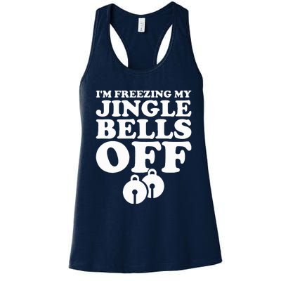 Jingle Bells Funny Christmas Party Pajama Women's Racerback Tank