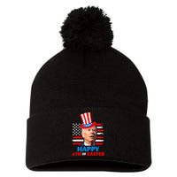 Joe Biden Funny 4th Of July Happy 4th Of Easter Confuse Pom Pom 12in Knit Beanie