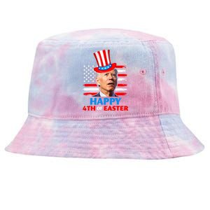 Joe Biden Funny 4th Of July Happy 4th Of Easter Confuse Tie-Dyed Bucket Hat