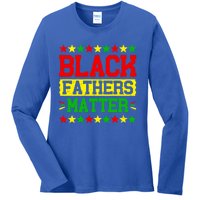 Juneteenth Black Fathers Dad Black History Father’s Day Great Gift Ladies Long Sleeve Shirt