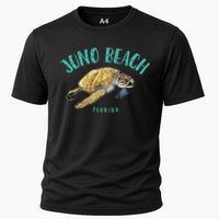 Juno Beach Florida Sea Turtle Design Cooling Performance Crew T-Shirt