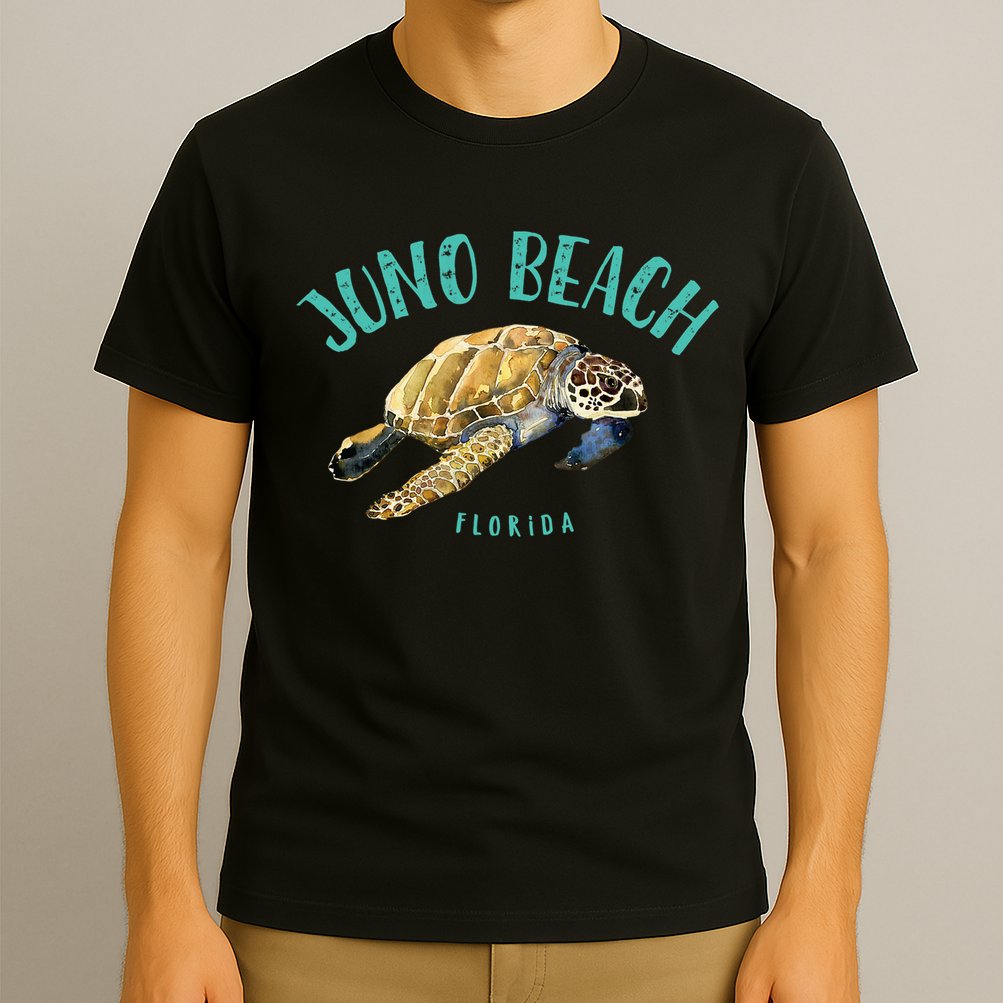 Juno Beach Florida Sea Turtle Design T-Shirt