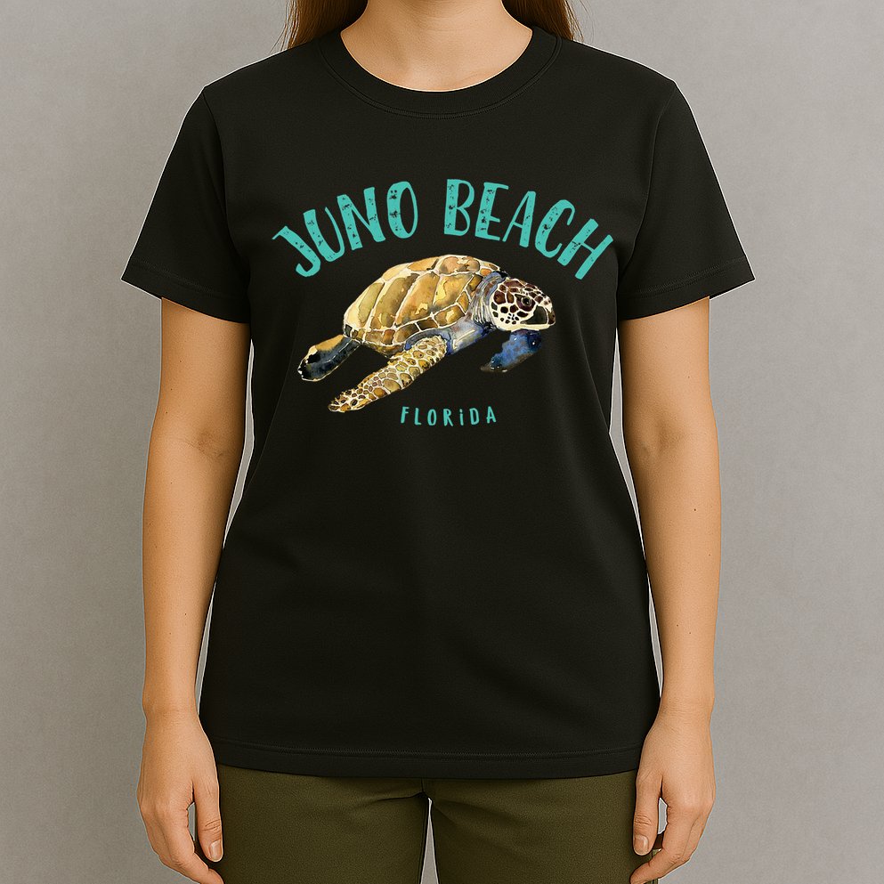 Juno Beach Florida Sea Turtle Design T-Shirt