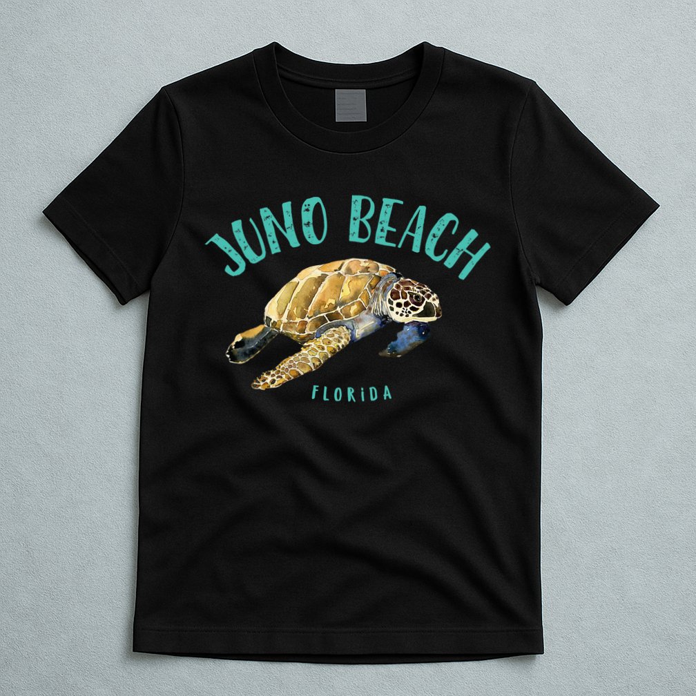 Juno Beach Florida Sea Turtle Design T-Shirt