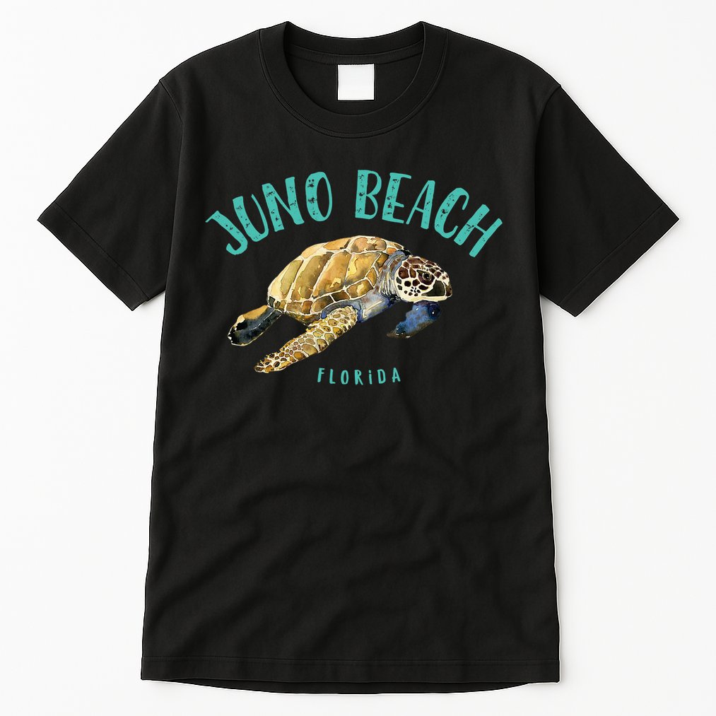 Juno Beach Florida Sea Turtle Design Tall T-Shirt