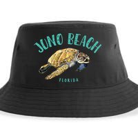 Juno Beach Florida Sea Turtle Design Sustainable Bucket Hat