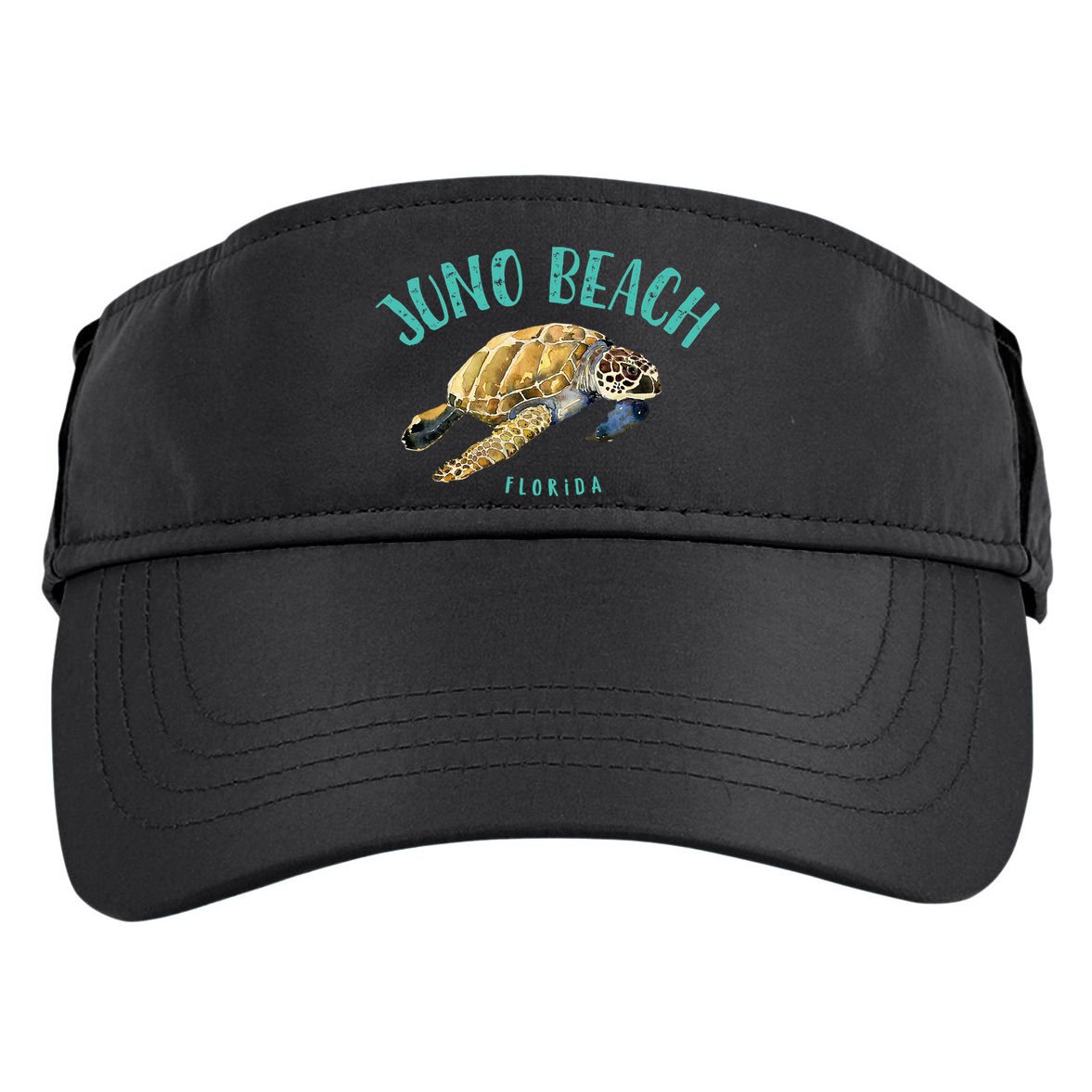 Juno Beach Florida Sea Turtle Design Adult Drive Performance Visor
