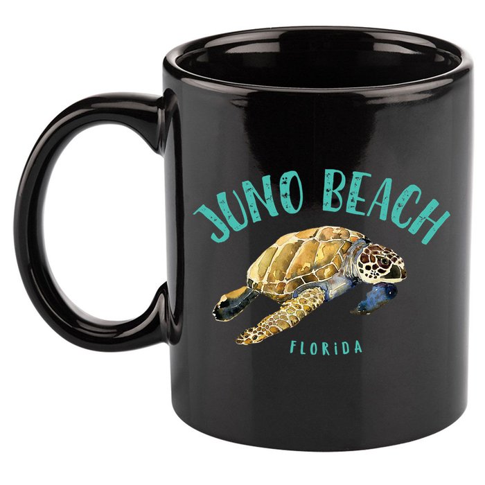 Juno Beach Florida Sea Turtle Design 11oz C Handle Ceramic Mug