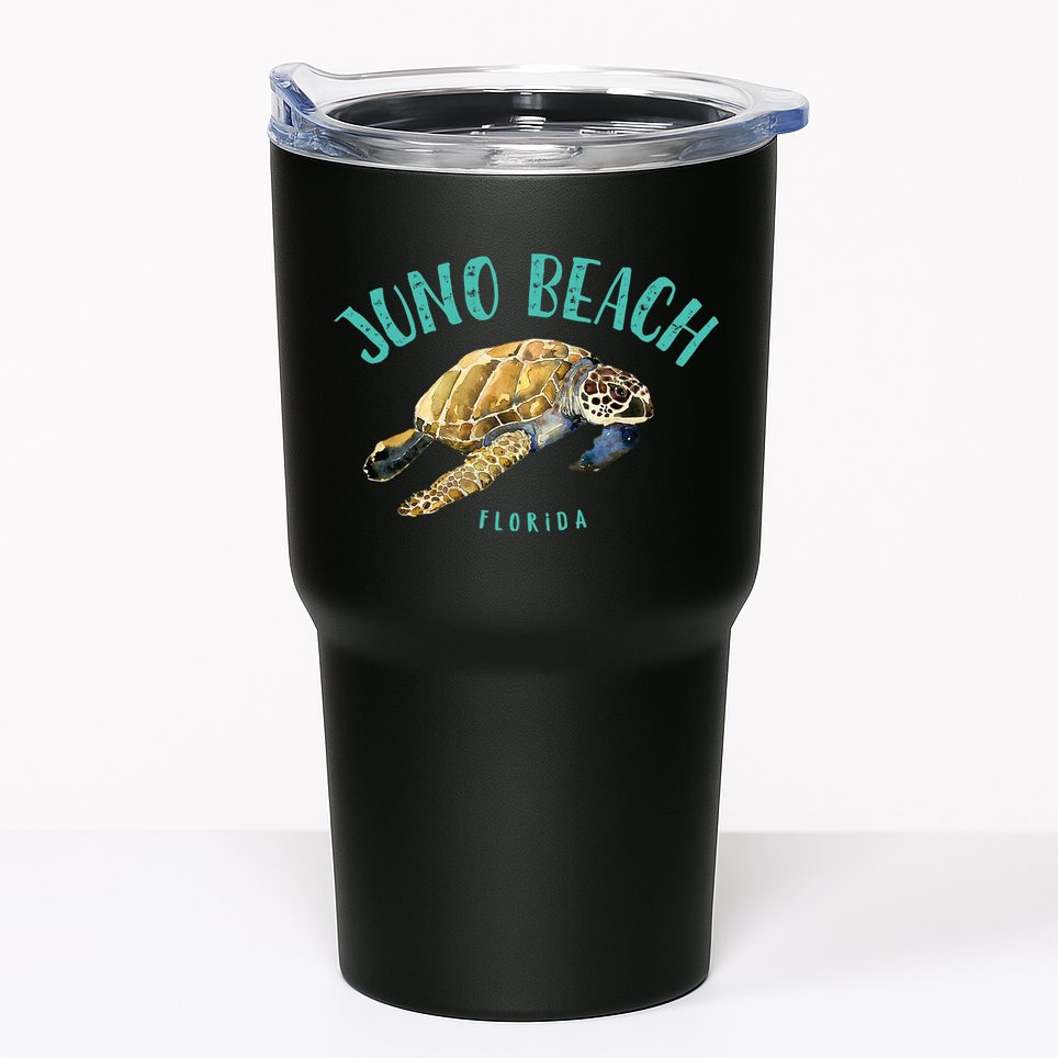 Juno Beach Florida Sea Turtle Design Tumbler