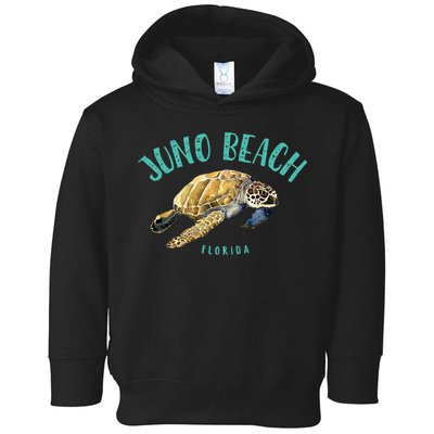 Juno Beach Florida Sea Turtle Design Toddler Hoodie