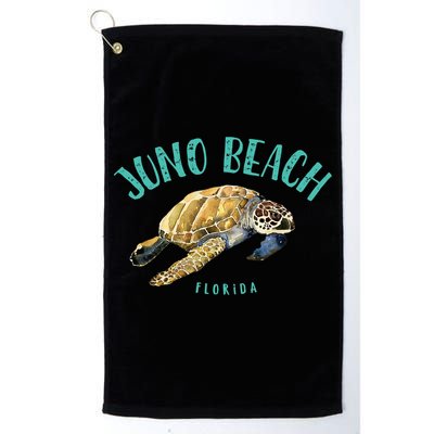 Juno Beach Florida Sea Turtle Design Golf Towel
