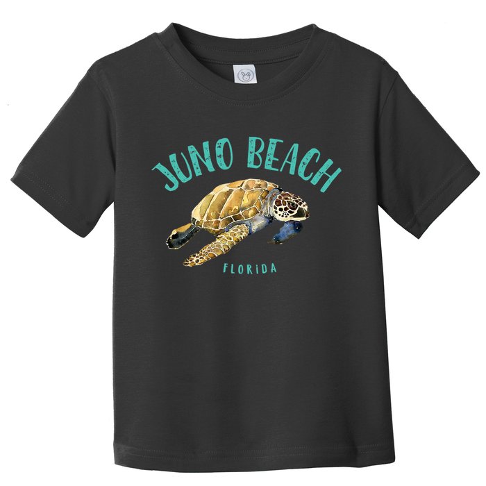 Juno Beach Florida Sea Turtle Design Toddler T-Shirt