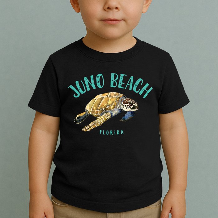 Juno Beach Florida Sea Turtle Design Toddler T-Shirt