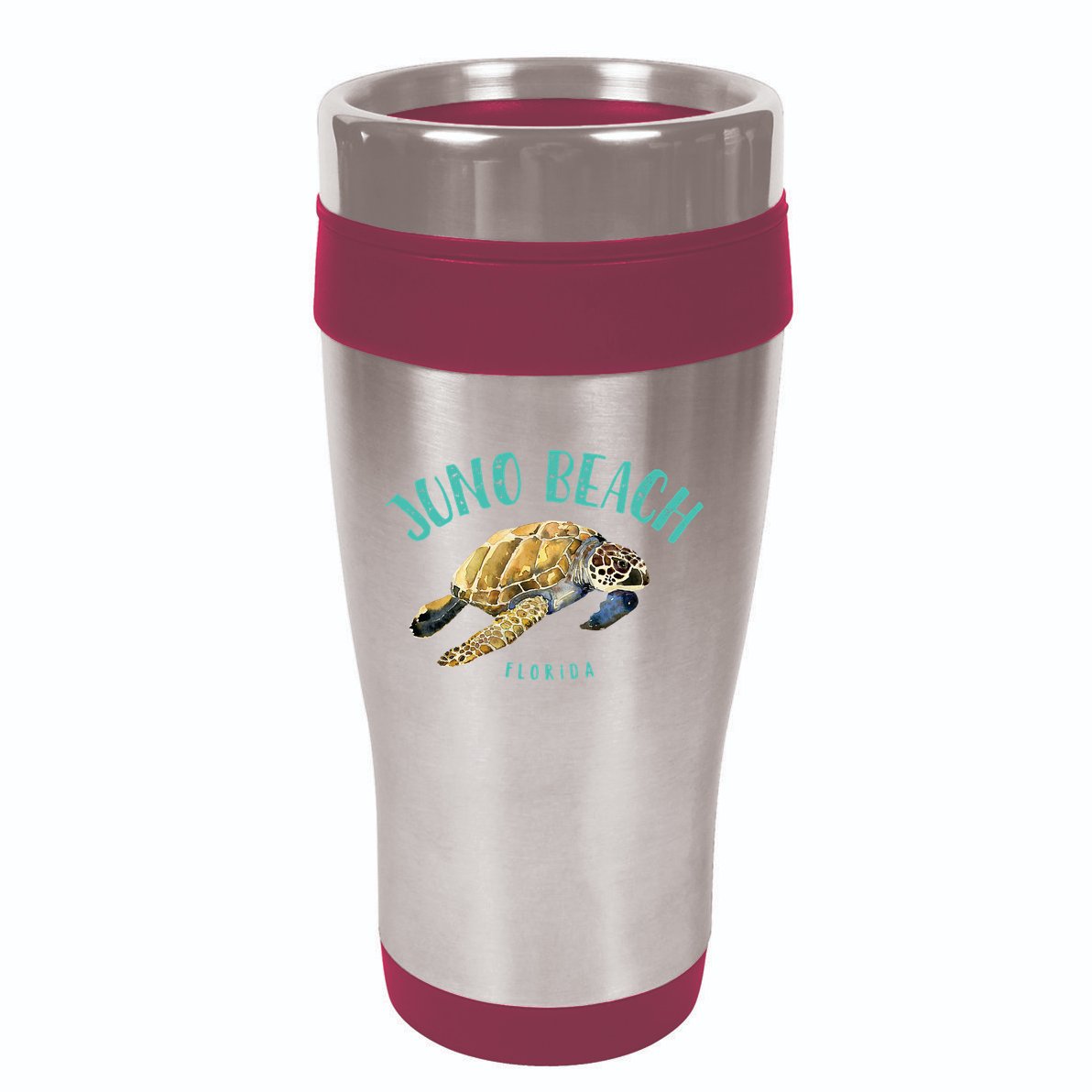 Juno Beach Florida Sea Turtle Design 16oz Travel Tumbler
