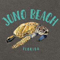 Juno Beach Florida Sea Turtle Design Cotton Canvas Backpack