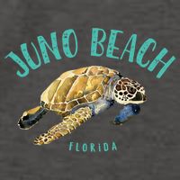 Juno Beach Florida Sea Turtle Design Vector Backpack