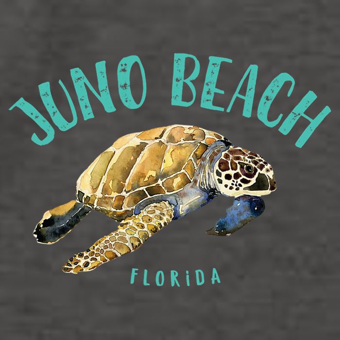 Juno Beach Florida Sea Turtle Design Vector Backpack