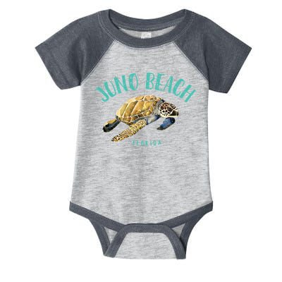 Juno Beach Florida Sea Turtle Design Infant Baby Jersey Bodysuit