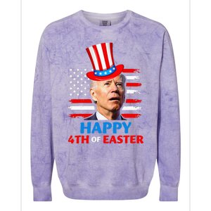 Joe Biden Funn 4th Of July Happy 4th Of Easter Confuse Colorblast Crewneck Sweatshirt