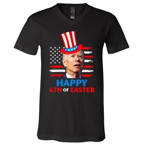 Joe Biden Funn 4th Of July Happy 4th Of Easter Confuse V-Neck T-Shirt