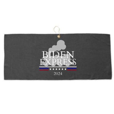 Joe Biden for President 2024 Biden Express 2024 Large Microfiber Waffle Golf Towel