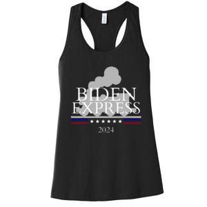 Joe Biden for President 2024 Biden Express 2024 Women's Racerback Tank