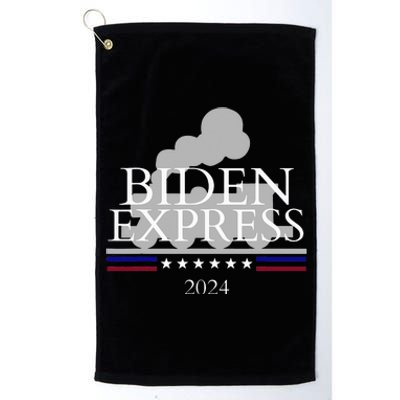 Joe Biden for President 2024 Biden Express 2024 Platinum Collection Golf Towel