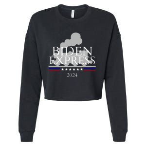 Joe Biden for President 2024 Biden Express 2024 Cropped Pullover Crew