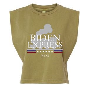 Joe Biden for President 2024 Biden Express 2024 Garment-Dyed Women's Muscle Tee