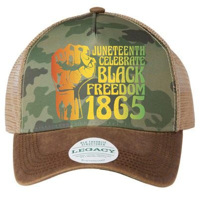 Juneteenth Black Freedom Day 1865 Legacy Tie Dye Trucker Hat